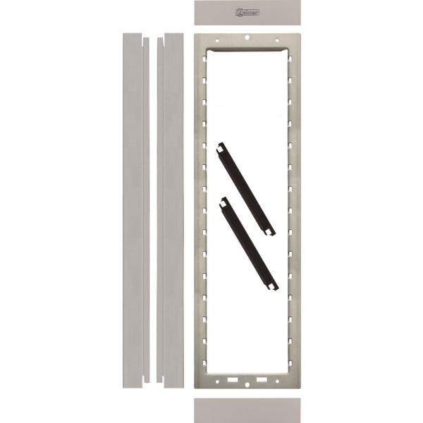 Photo Cadre de fixation 3 module NEXA aluminium - Livr avec vis et outils | Ref : GN6003/AL