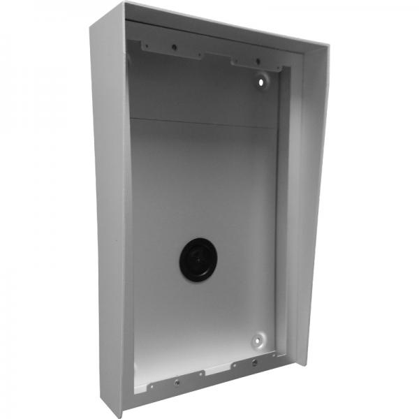 Photo Boitier saillie avec visière NEXA inox, 2 X 3 modules 2 colonnes | Ref : GNX876