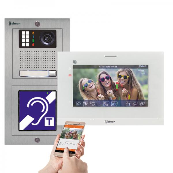 Photo KIT VIDEO NEXA  INOX ERP 7'' WIFI | Ref : GNXERP/ART7WH