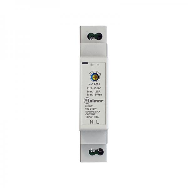 Photo ALIMENTATION 12VCC 1.25A 1 MOD | Ref : TALM1012/1