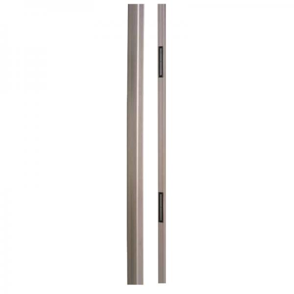 Photo Bandeau 2 ventouses 300 kg.Longueur 2500 mm, Aluminium satiné. 12-24 Vcc 1A | Ref : TBANV2500