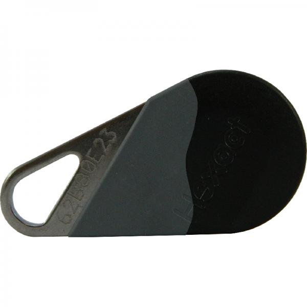 Photo Badge de proximit noir/gris MIFAIRE 13.56 MHz (HEXACT) | Ref : THEXACLE/NG