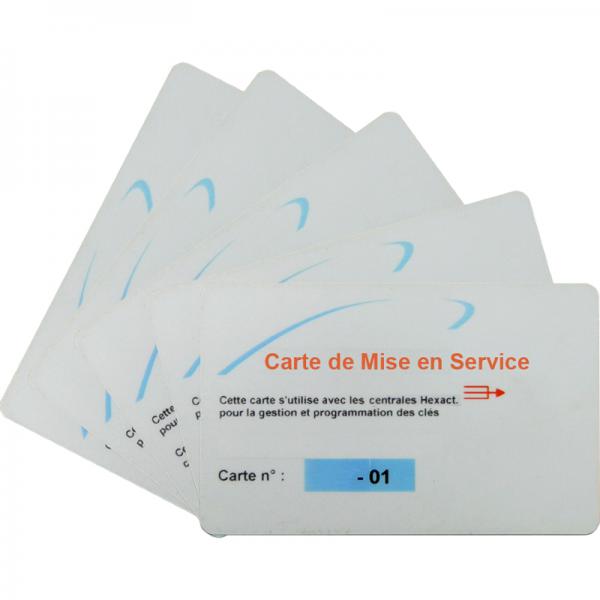 Photo Lot de 5 cartes de mise en service T HEXA SOFT/HEXACT WEB | Ref : THEXACMS5