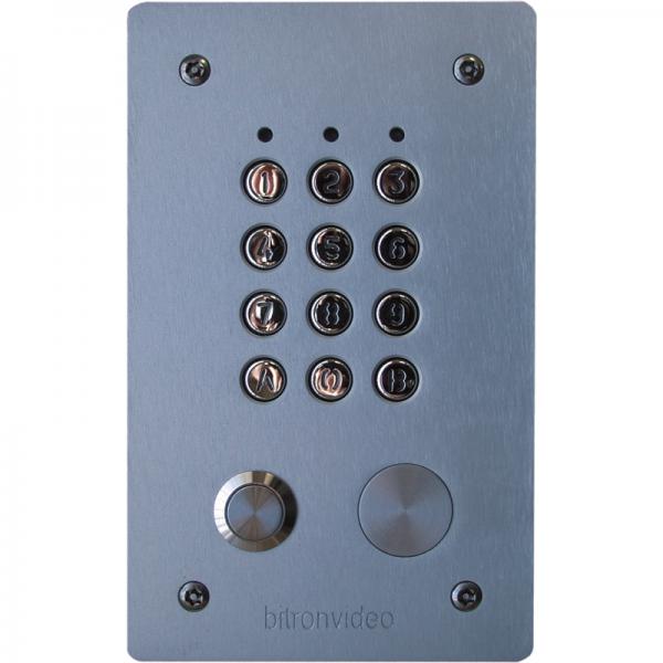 Photo Clavier  codes encastr 99 codes, 2 relais. INOX et touches en mtal | Ref : TSEC403E