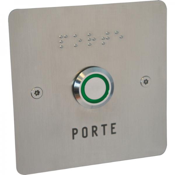 Photo Bouton de sortie clair NO/NF  encastrer (grand modle 85x85 mm) | Ref : TT07I/E