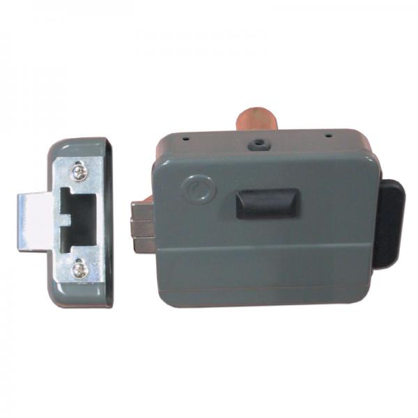 Photo serrure electrique applique + bouton | Ref : U5003