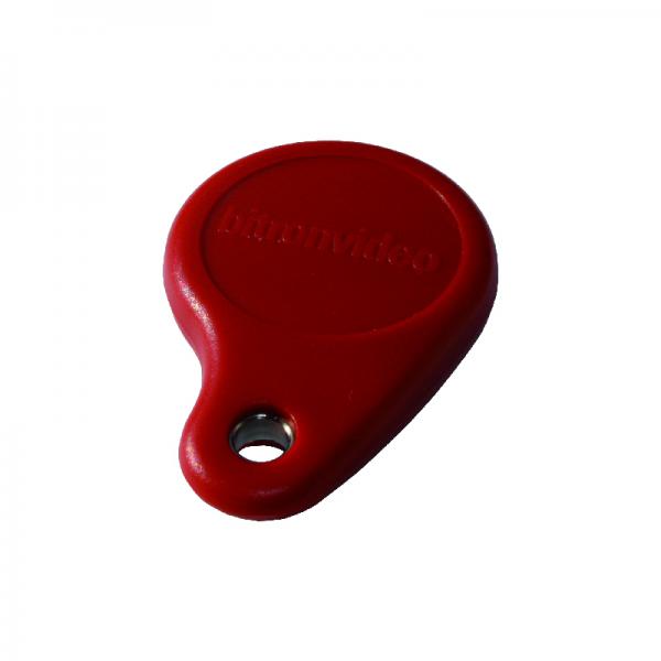 Photo Badge de proximit rouge MIFAIRE 13.56 MHz (PROXIMAN) | Ref : UAV0151/12R