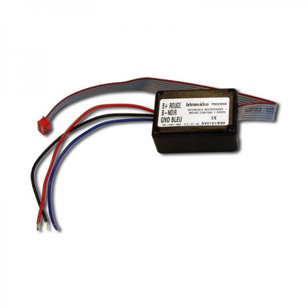 Photo Interface 1 platine de rue (sauf GTO1005) pour centrales U AV 0151/E02 et U AV 0151/E03 (PROXIMAN) | Ref : UAV0151/E83  