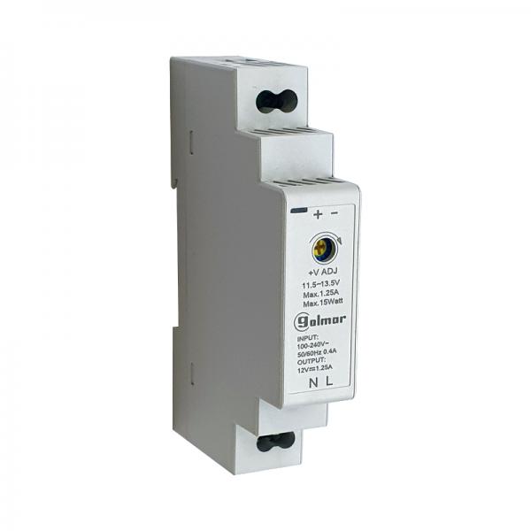 Vignette 2 produit ALIMENTATION 12VCC 1.25A 1 MOD | Ref : TALM1012/1