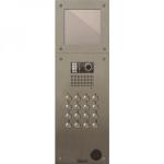 GOLMAR Platine inox perfo-iv audio/vido  16 boutons. tableau de noms indpendant (gb2) GTX6216