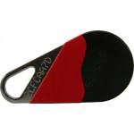 GOLMAR Badge de proximit noir/rouge mifaire 13.56 mhz (hexact) THEXACLE/NR