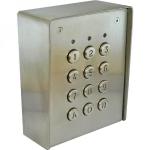 GOLMAR Clavier  codes saillie 99 codes, 2 relais. - boitier inox - touches en mtal TSEC100/I