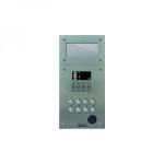 GOLMAR Platine en inox (316l) 2.5 mm pr-perce canon ptt ou vigik - 8 boutons faible course avec bute mtallique - tableau porte-noms indpendant (polycarbonate 6 mm) UAE6208