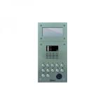 GOLMAR Platine en inox (316l) 2.5 mm pr-perce canon ptt ou vigik - 12 boutons faible course avec bute mtallique - tableau porte-noms indpendant (polycarbonate 6 mm) UAE6212
