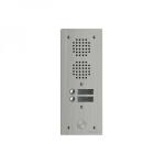 GOLMAR Platine aluminium haut-risque audio 2 appels 1 range UHR1002
