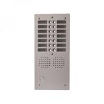 GOLMAR Platine aluminium haut-risque audio 14 appels 2 ranges UHR2014