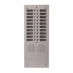 GOLMAR Platine aluminium haut-risque audio 20 appels 2 ranges UHR2020