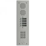 GOLMAR Platine aluminium haut-risque audio 4 appels 1 range avec clavier UHRCL1004    
