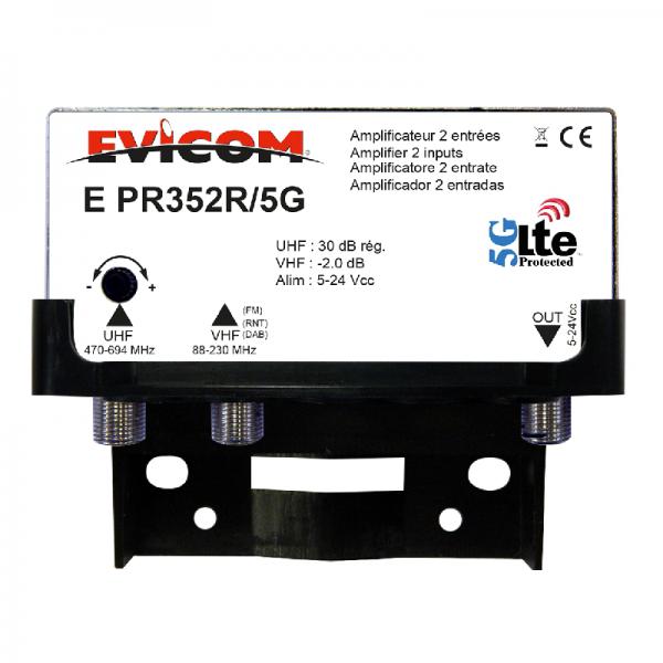 Photo PREAMPLI UHF 2 ENTREES 30DB 5G | Ref : EPR352R/5G