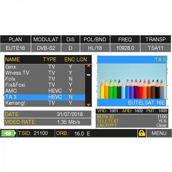 Photo OPTION HEVC POUR TAB ULTRA | Ref : MHDTAB/HEVC