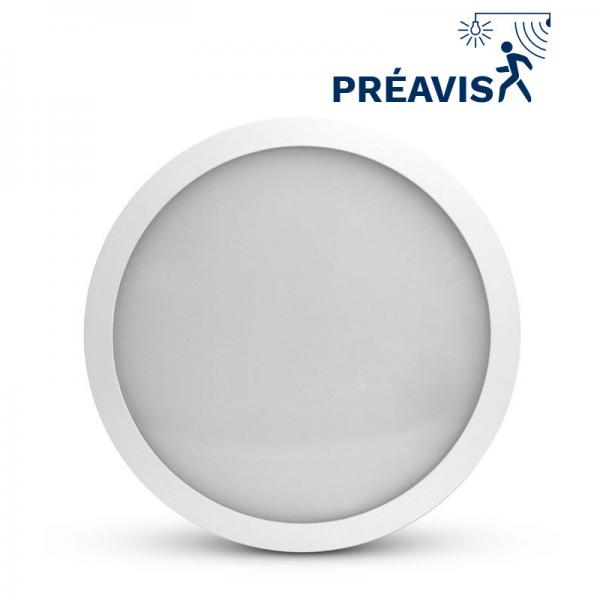 Photo AZUR 10-14-20W 3CCT(3K-4K-6K)-IP65-IK10 DET HF PREAVIS D310mm | Ref : 302264