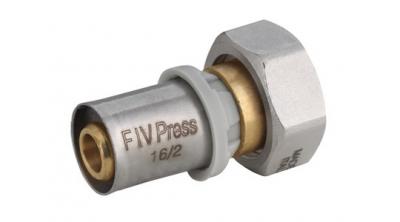 Photo RACCORD DROIT ECROU LIBRE TOURNANT 20X1/2'' | Ref : 9439R919