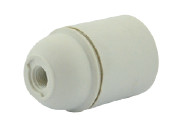 Photo DOUILLE E27 LISSE BLANCHE | Ref : 140820