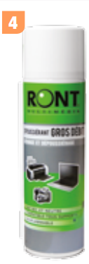 Photo DEPOUSSIERANT ININFLAMMABLE AEROSOL 650M | Ref : RT3301GD