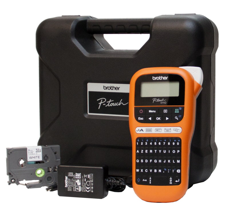 Photo ETIQUETEUSE ELECTRICIEN+MALETTE+RUBAN+AD | Ref : PTE110VP