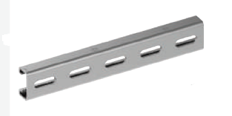 Photo STRUT RAIL 41X21X2.5 L 1METRE PRE GALAVA | Ref : PRF921