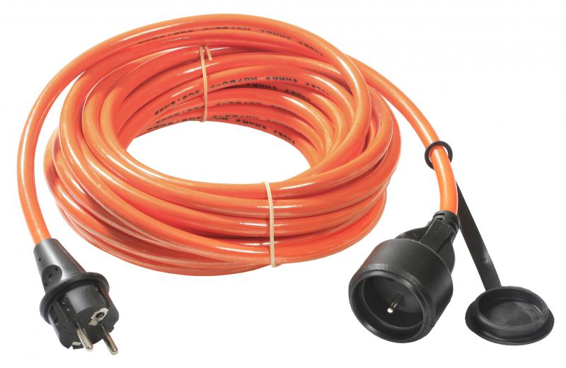Photo RALLONGE 10M ORANGE CABLE POLYURETHANE | Ref : SCH859210