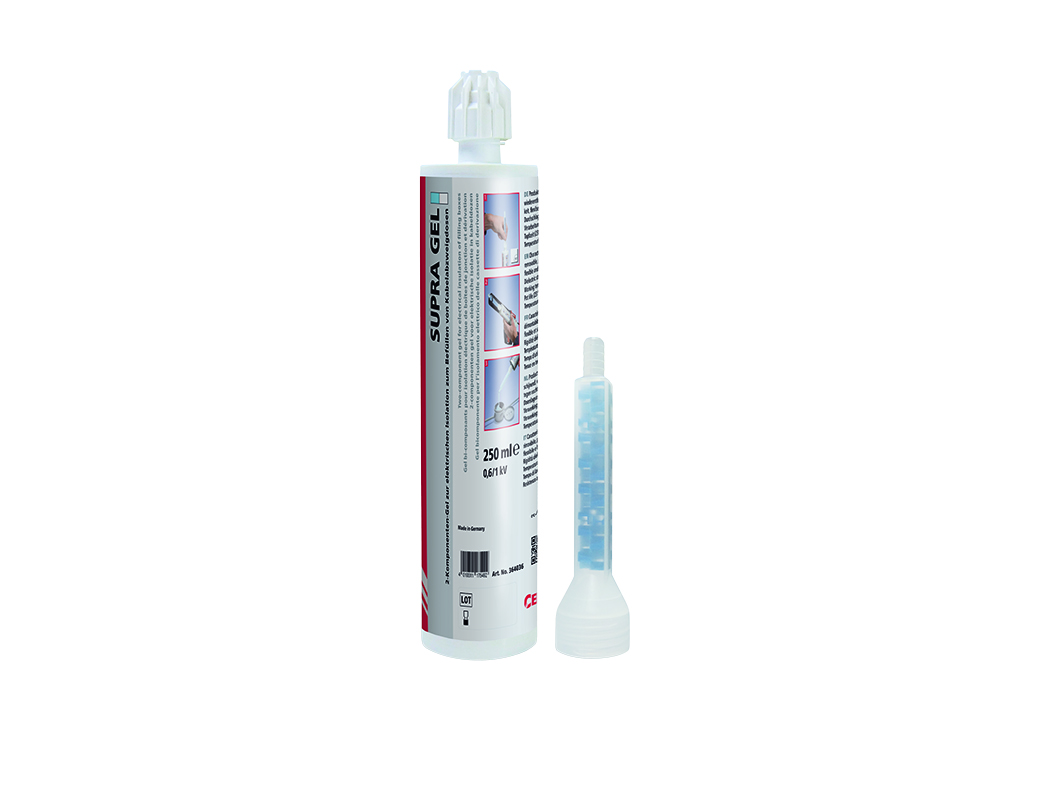 Photo CARTOUCHE SUPRA GEL 250ML AVEC MELANGEUR | Ref : 364036