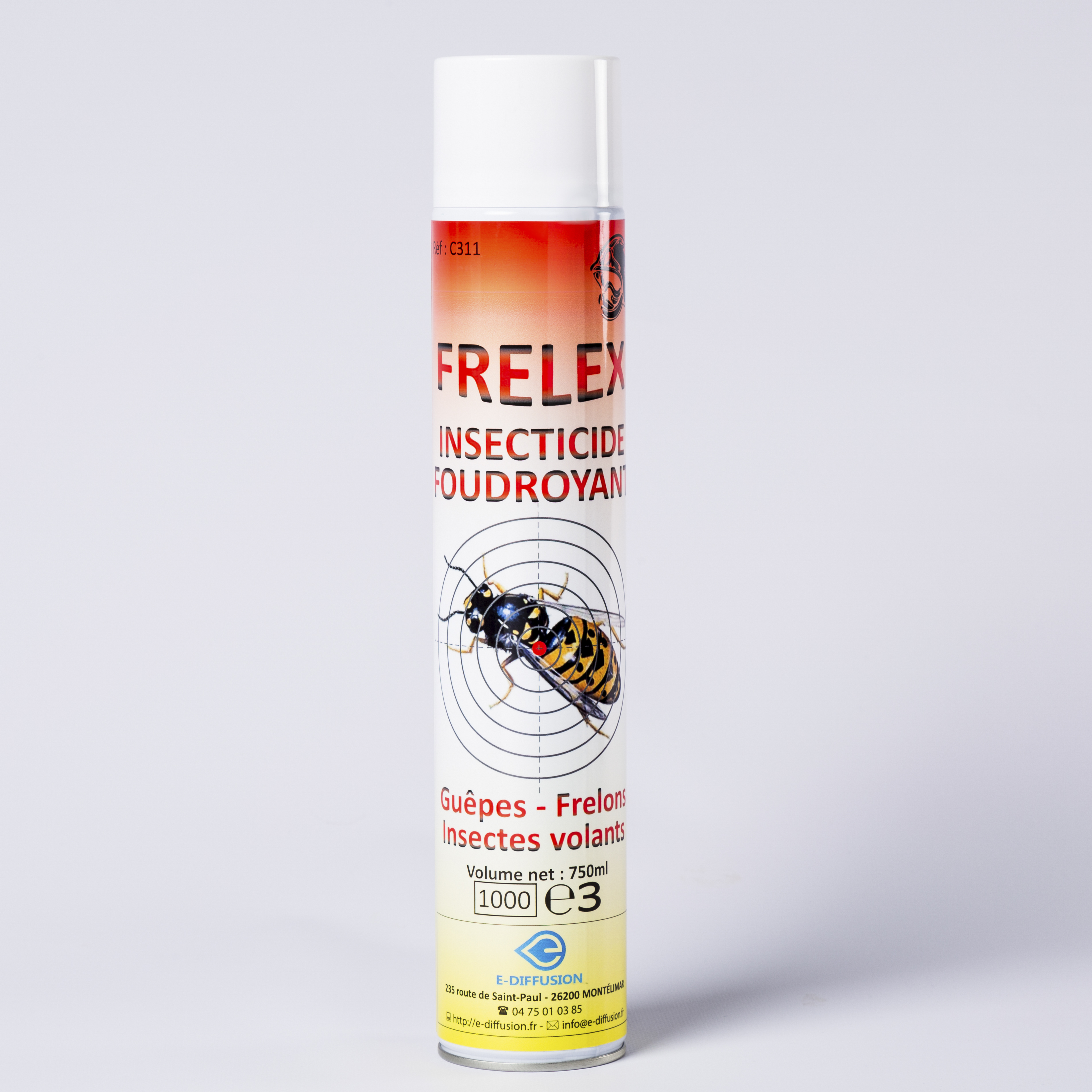 Photo INSECTICIDE FOUDROYANT GUÊPES FRELONS 750 | Ref : A300