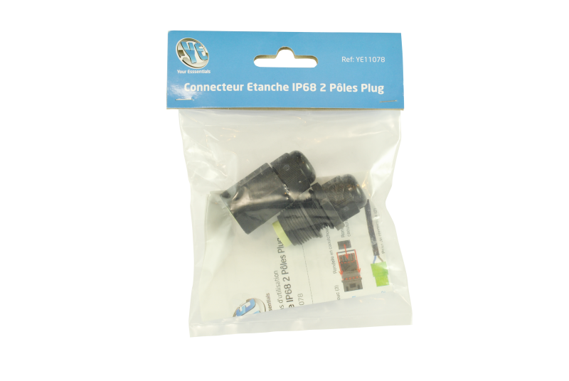 Vignette 2 produit PROLONGATEUR 2 POLES IP 68 PLUG | Ref : YE11078