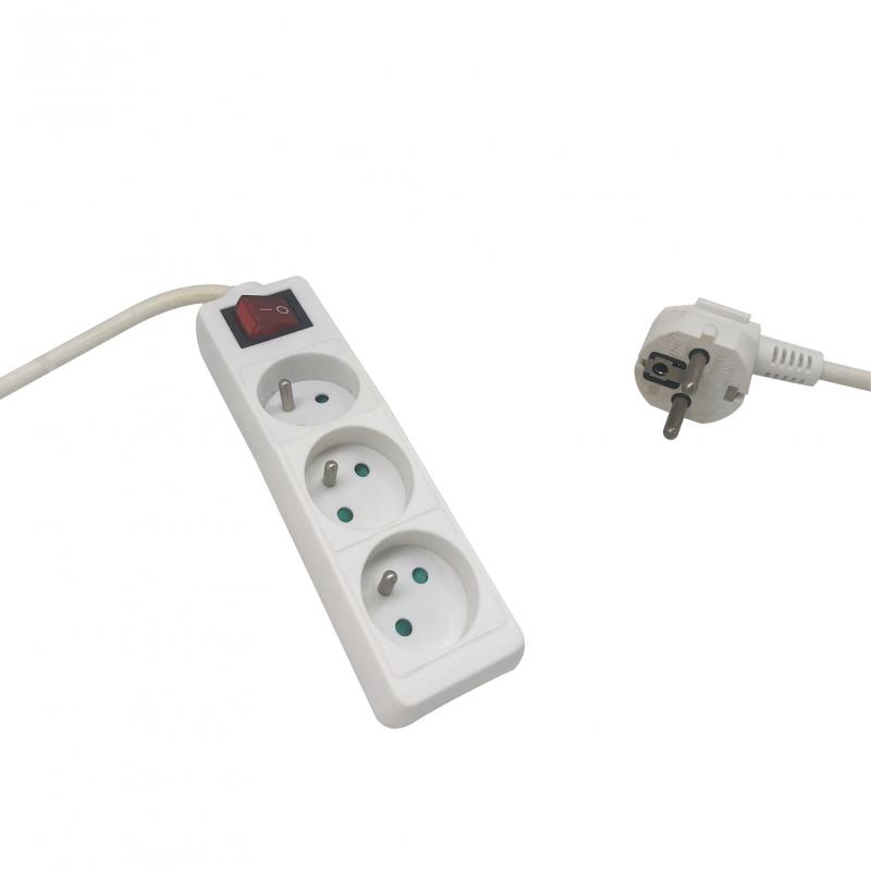 Vignette 2 produit BLOC 3PC CORDON 1.5M 3G1 AVEC INTER | Ref : YE82183