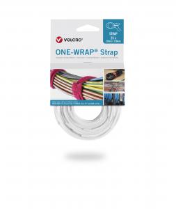 YOUR ESSSENTIALS CONSOMMABLES Colliers 25 pieces velcro 13x200 blanc VELOW64300