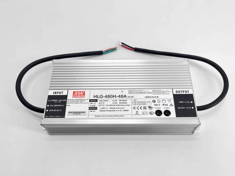 Photo ALIM 48V 480W ND IP67 | Ref : LAL-HLG-480H-48A