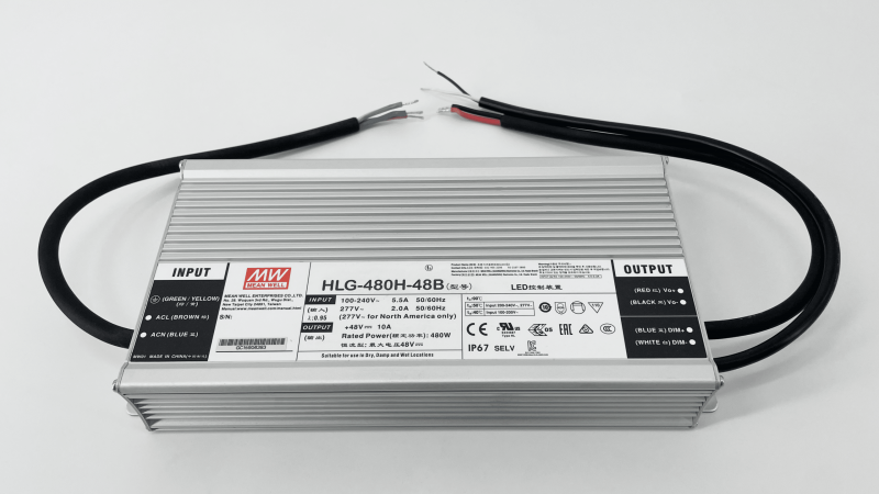 Photo ALIM 48V 480W 1/10 IP67 | Ref : LAL-HLG-480H-48B