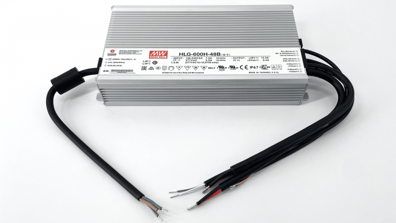 Photo ALIM 48V 600W 1/10 IP67 | Ref : LAL-HLG-600H-48B