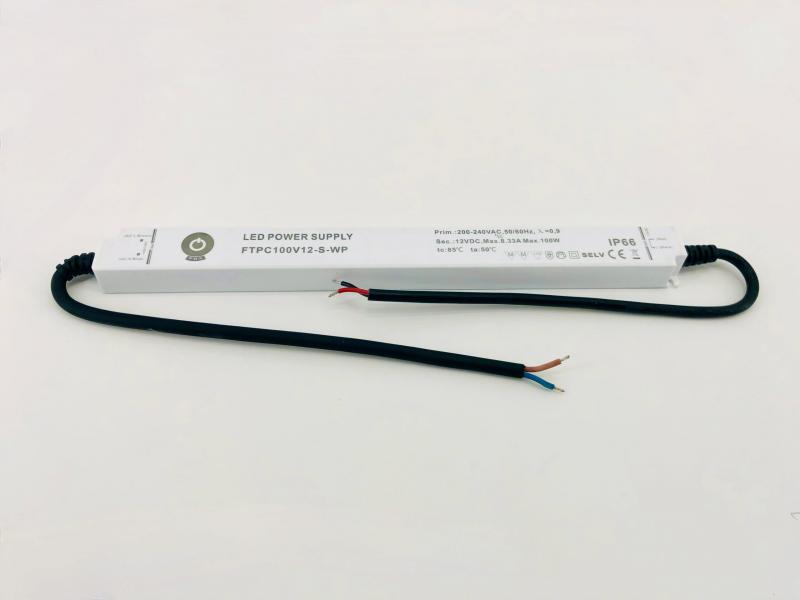Photo ALIM 12V 100W ND IP66 | Ref : LAL100SLIM-IP66-12