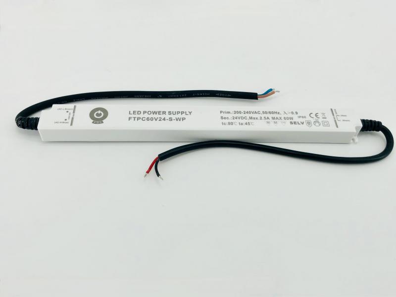 Photo ALIM 12V 60W ND IP66 | Ref : LAL60SLIM-IP66-12