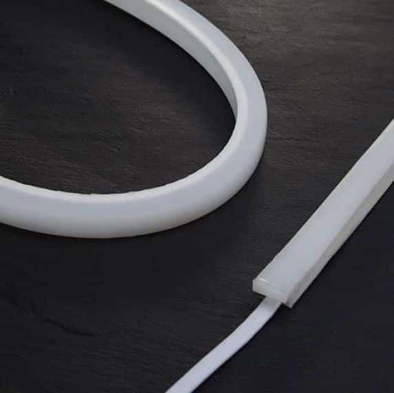 Photo LED NEON FLEX 10W/M SM 24V IP68 LARGEUR 10MM - ECLAIRAGE 3 COTES - BOBINE DE 1M - 4000K | Ref : LN1010-24-1BL40