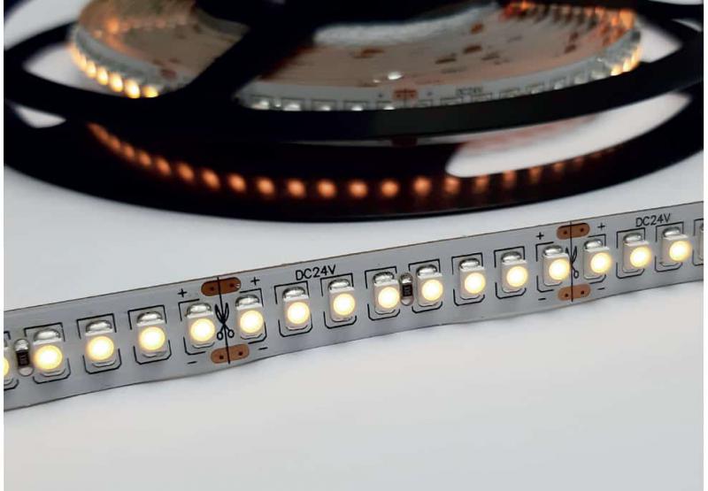 Photo RUBAN LED 24Vdc 15W/M 1600LM/M IP20 1CMT 192LEDS/M 5500K PRIMEUR | Ref : LR4103-IP20-24SPBL55