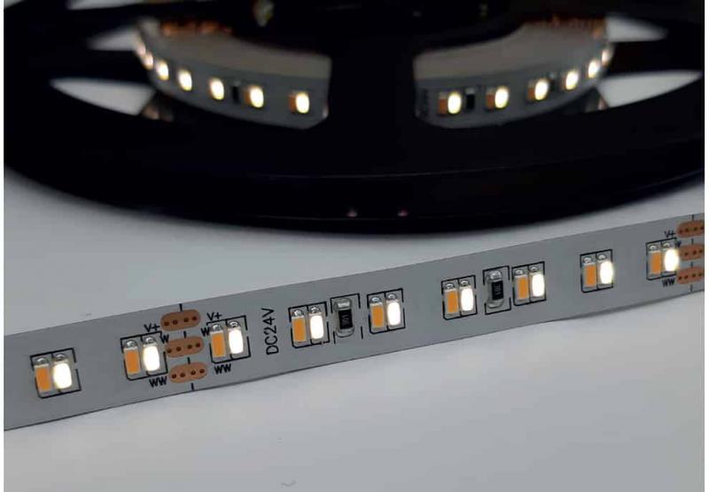 Photo RUBAN 2x6W/M 5M CCT IP20 24V | Ref : LR7390-IP20-24-5BL2540