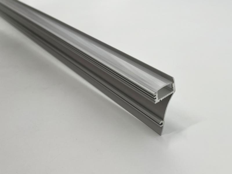 Photo PR1033 PROFIL ALU 1CM | Ref : PR1033-GRIS-SP