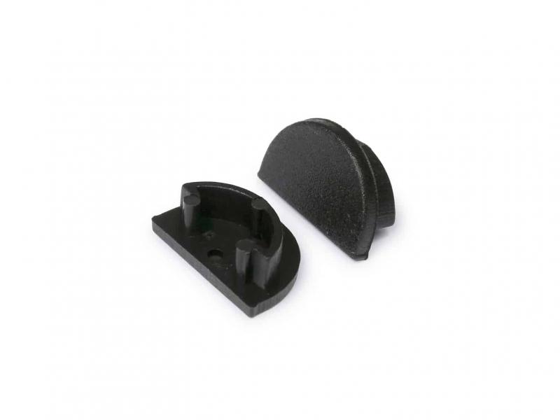 Photo BOUCHONS POUR PR2005 NOIR X 2 POUR CAPOT ROND CLIPANT | Ref : PR2005D-1-NOIR