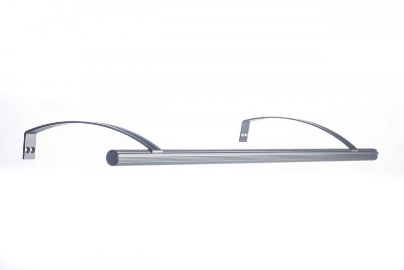 Photo PROFILE ALU ENSEIGNE  L.2M ANODISE + CAPOT CLIPANT | Ref : PR3001-2M-GRIS