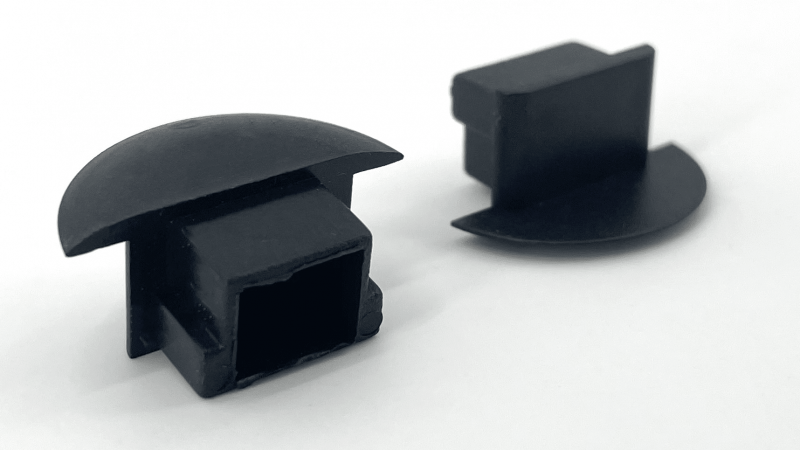 Photo PR6008 BOUCHON NOIR X2 | Ref : PR6008-1NOIR