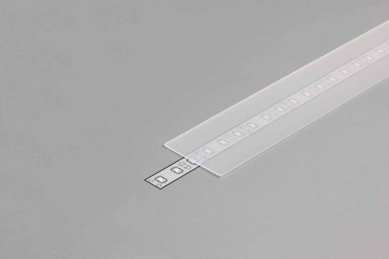 Vignette 2 produit PROFILE ALU 2M BLANC H.11 L.32 CAPOT GLISSANT DEPOLI (Wide 24) | Ref : PR2008G-BLANC