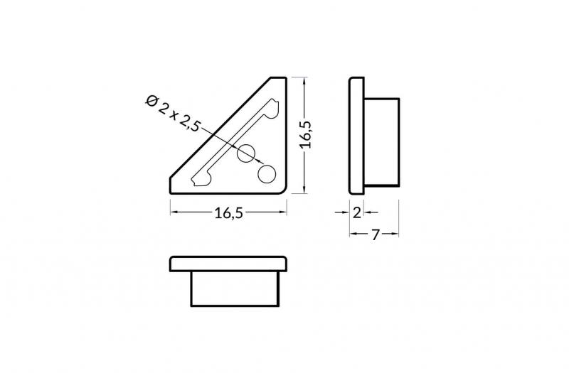 Vignette 2 produit PR2027 BOUCHON GRIS X2 | Ref : PR2027-1-GRIS